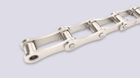 Double pitch roller chain